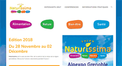 Desktop Screenshot of naturissima.com